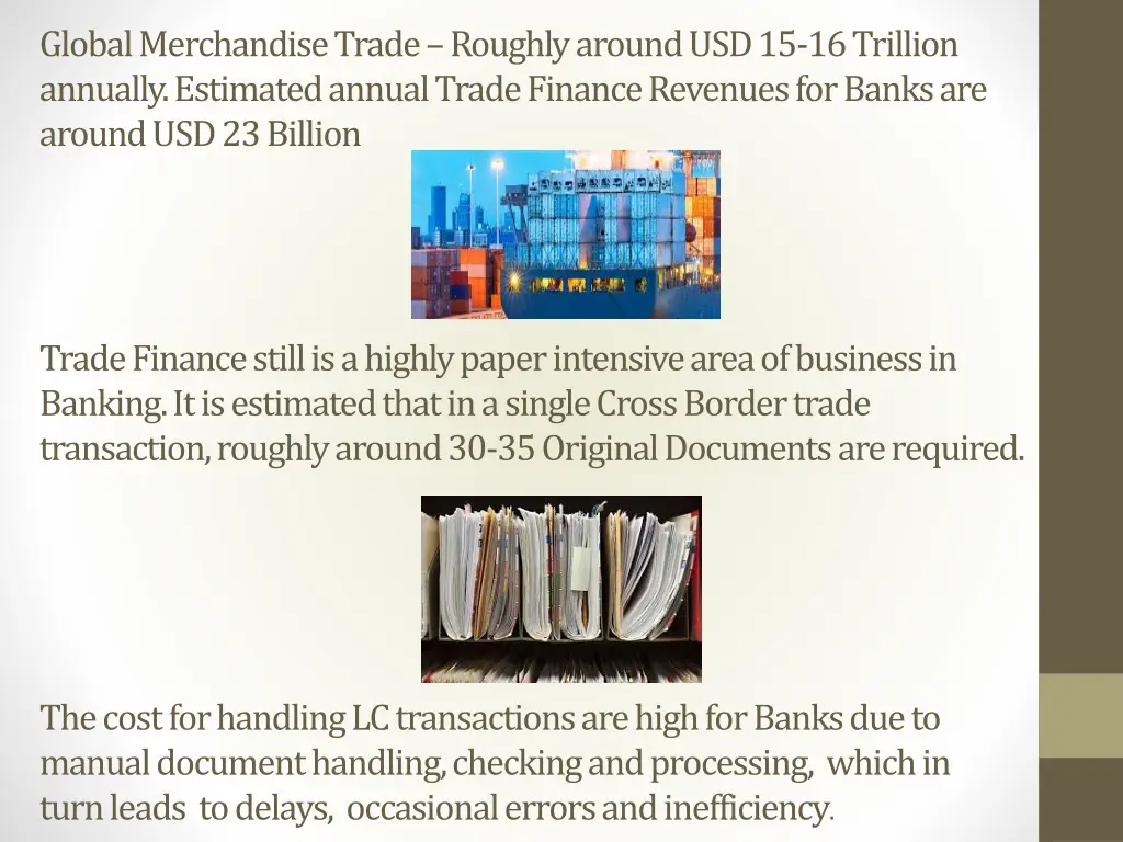 global merchandise trade roughly around