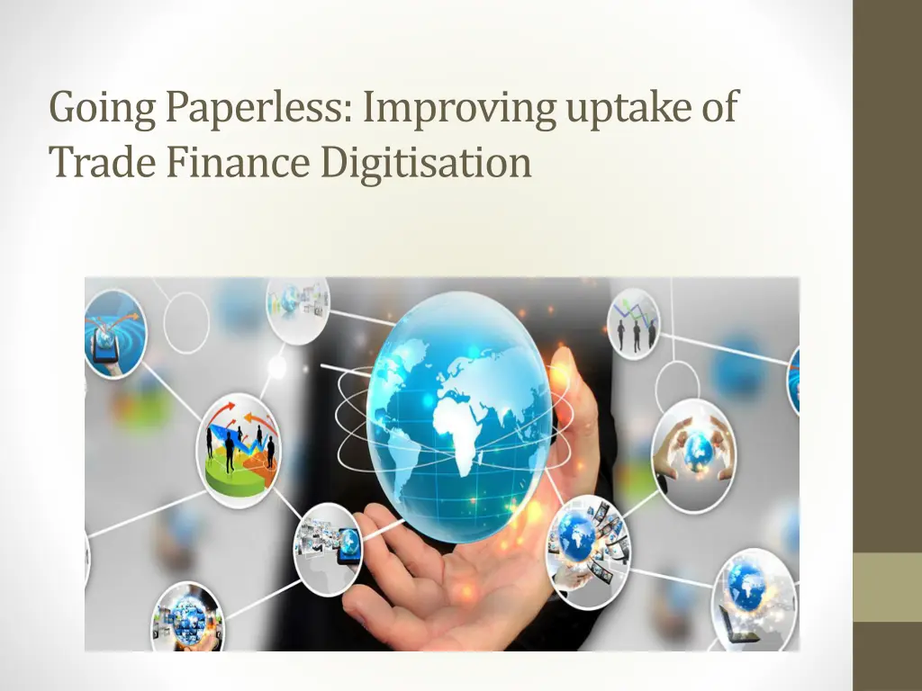 going paperless improving uptake of trade finance