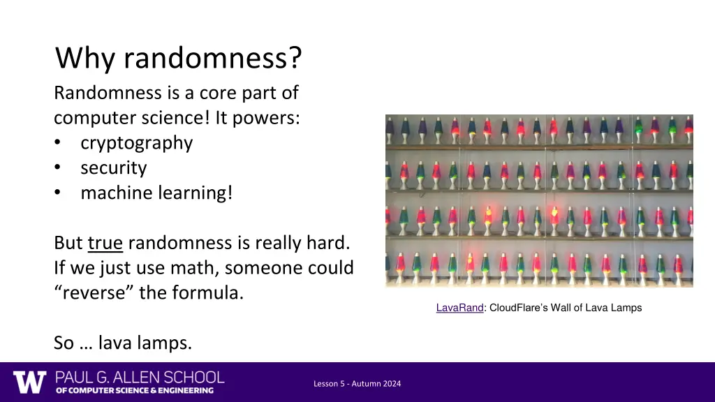 why randomness randomness is a core part
