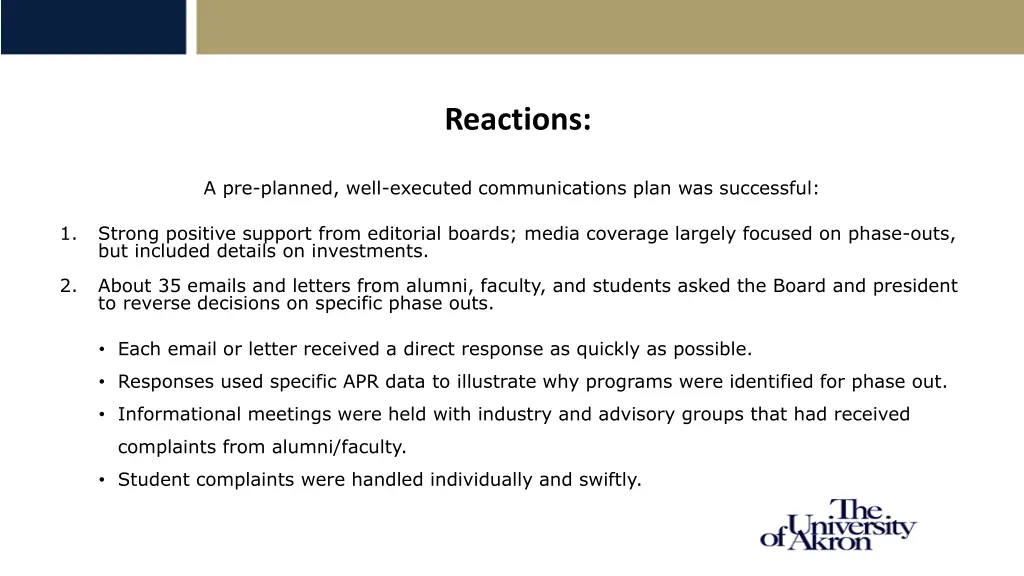 reactions