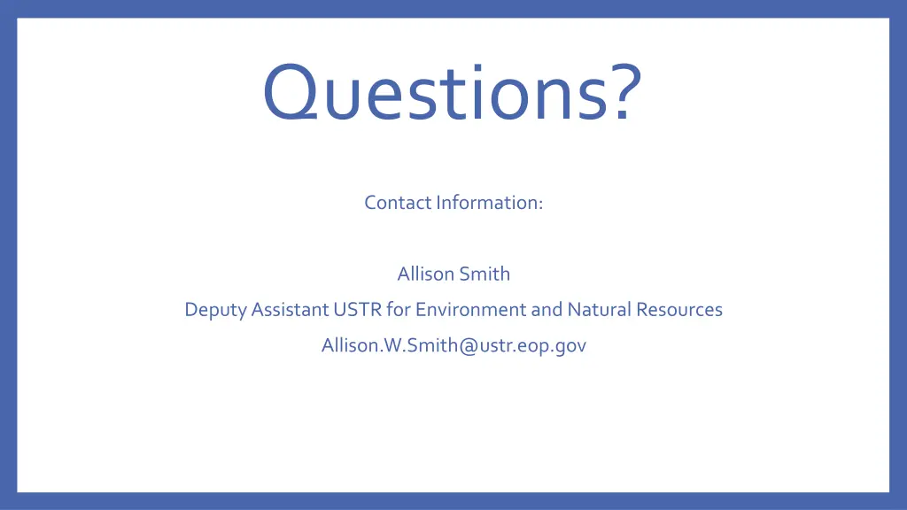 questions