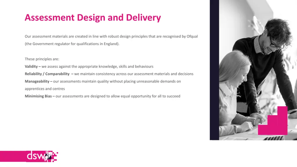 assessment design and delivery