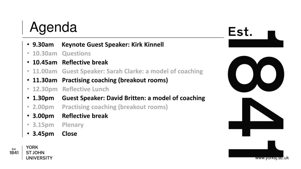 agenda