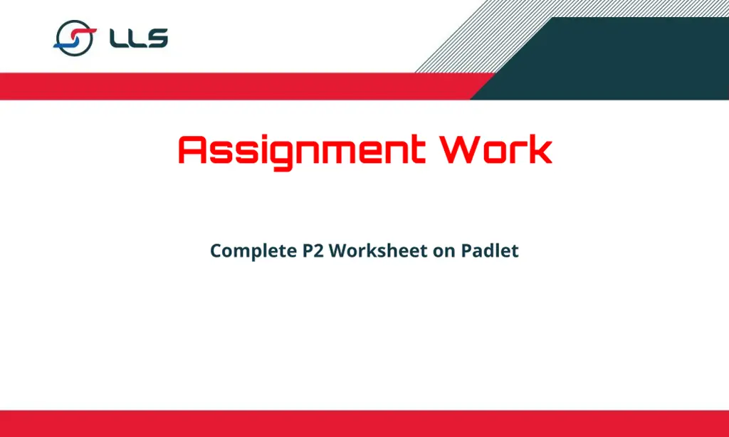 assignment work
