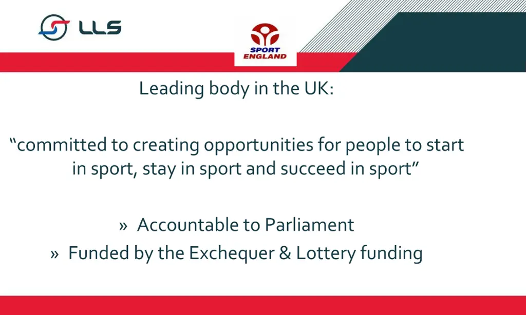 leading body in the uk