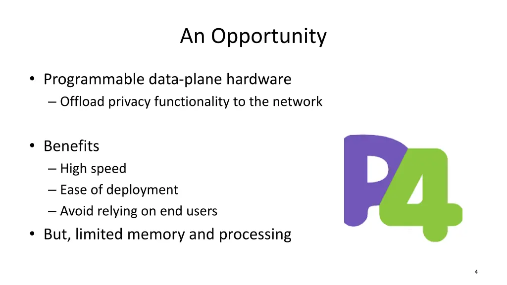 an opportunity