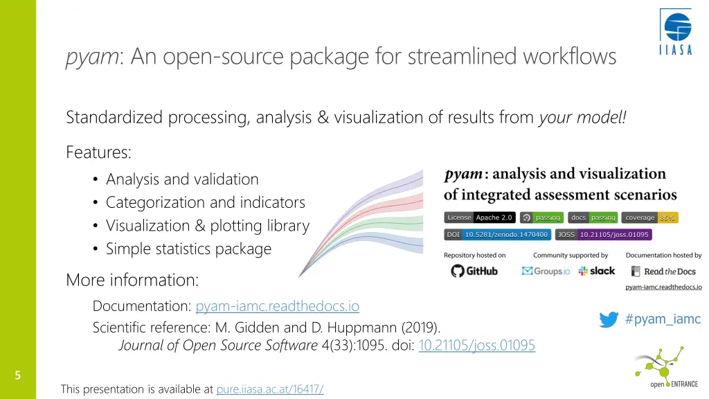 pyam an open source package for streamlined