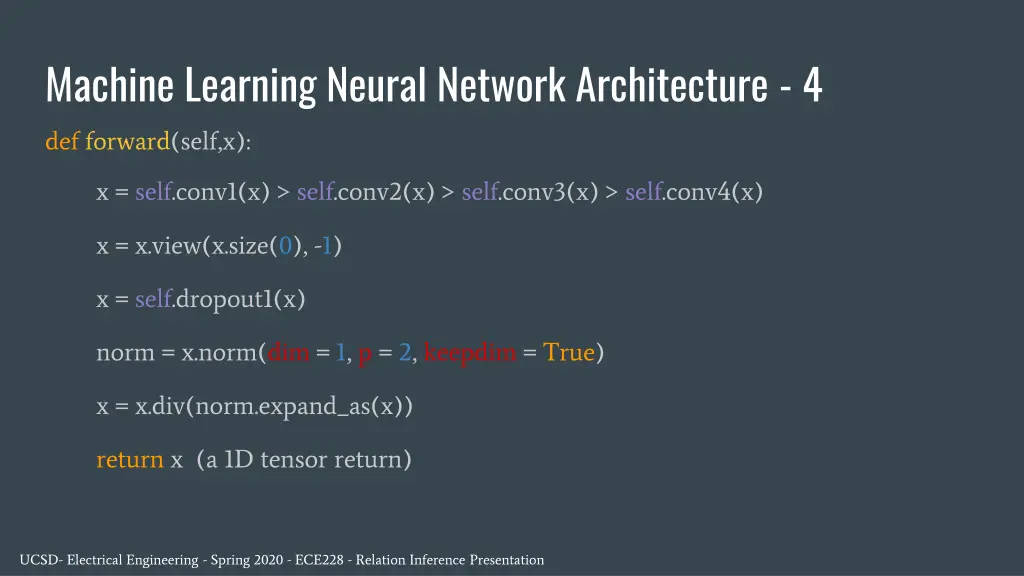 machine learning neural network architecture