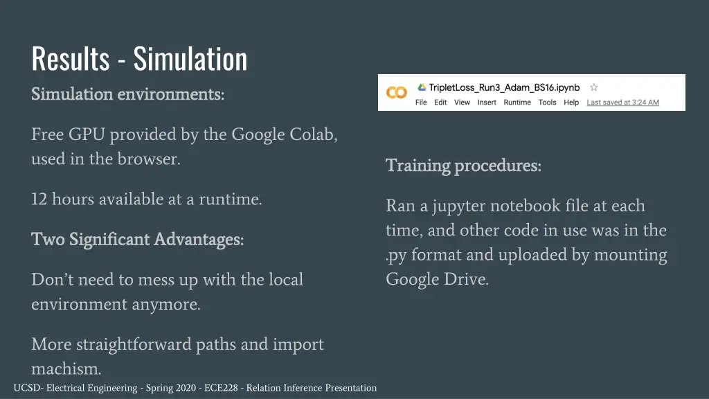 results simulation simulation environments