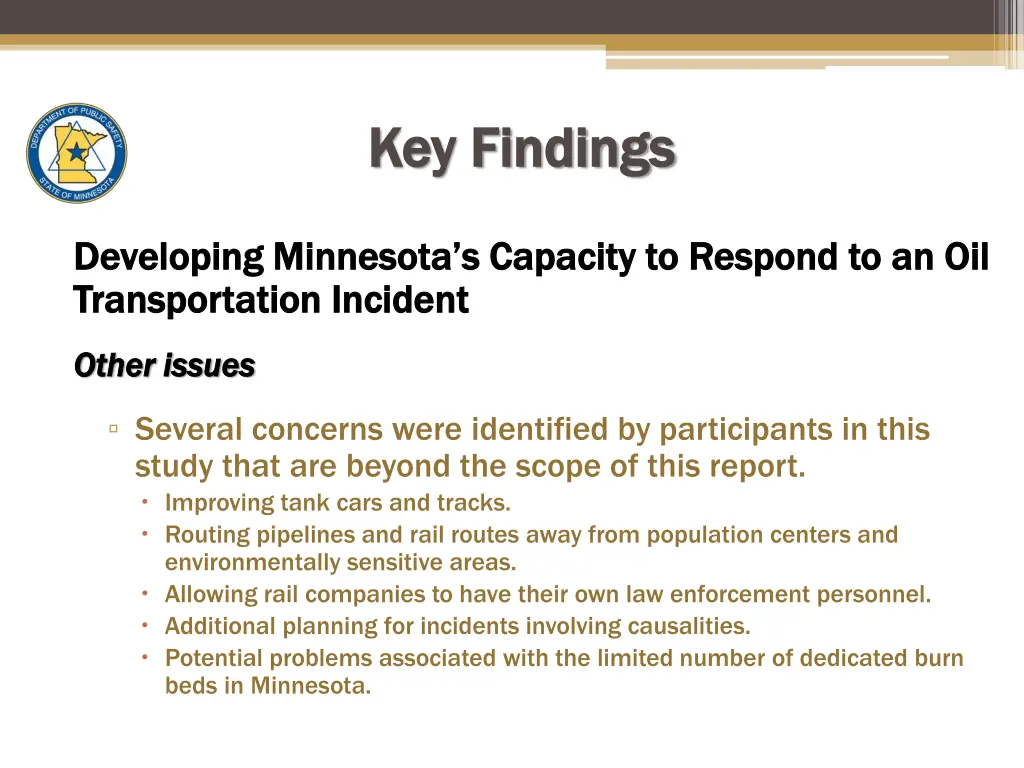 key findings key findings 12