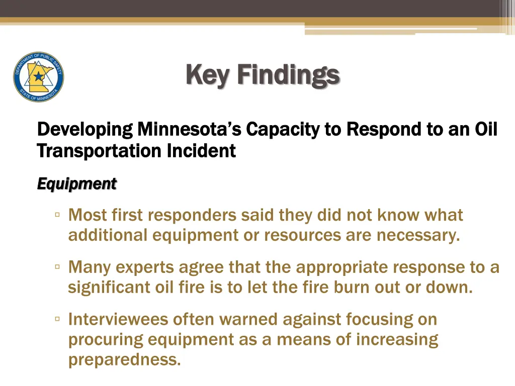 key findings key findings 7