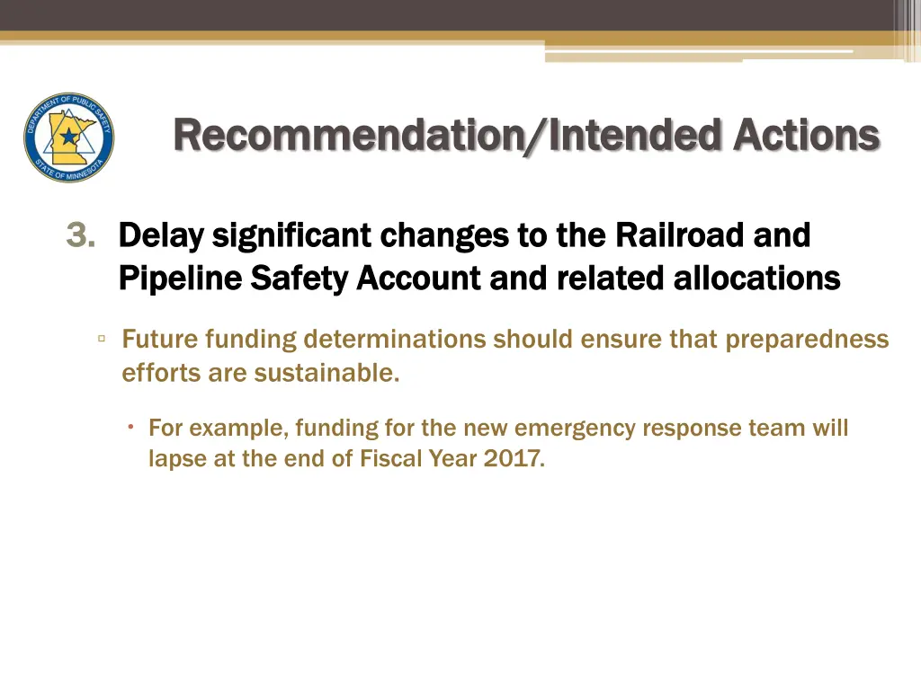 recommendation intended recommendation intended 2