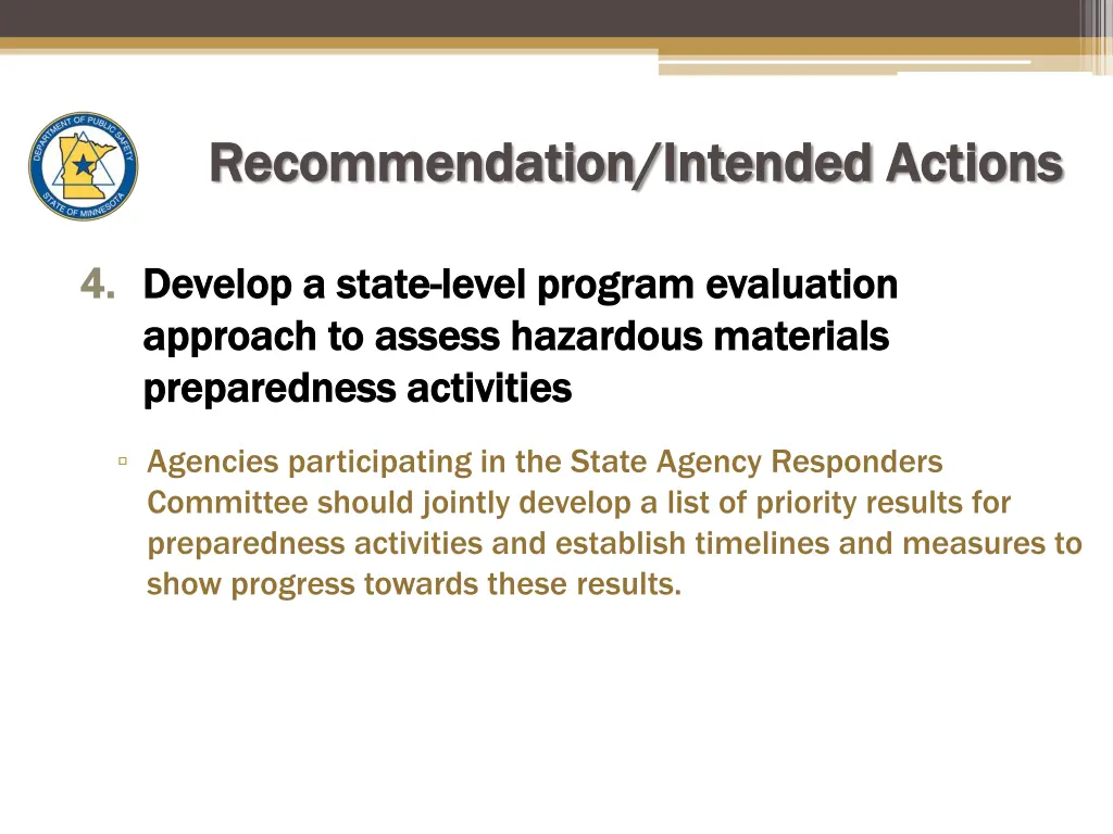 recommendation intended recommendation intended 3