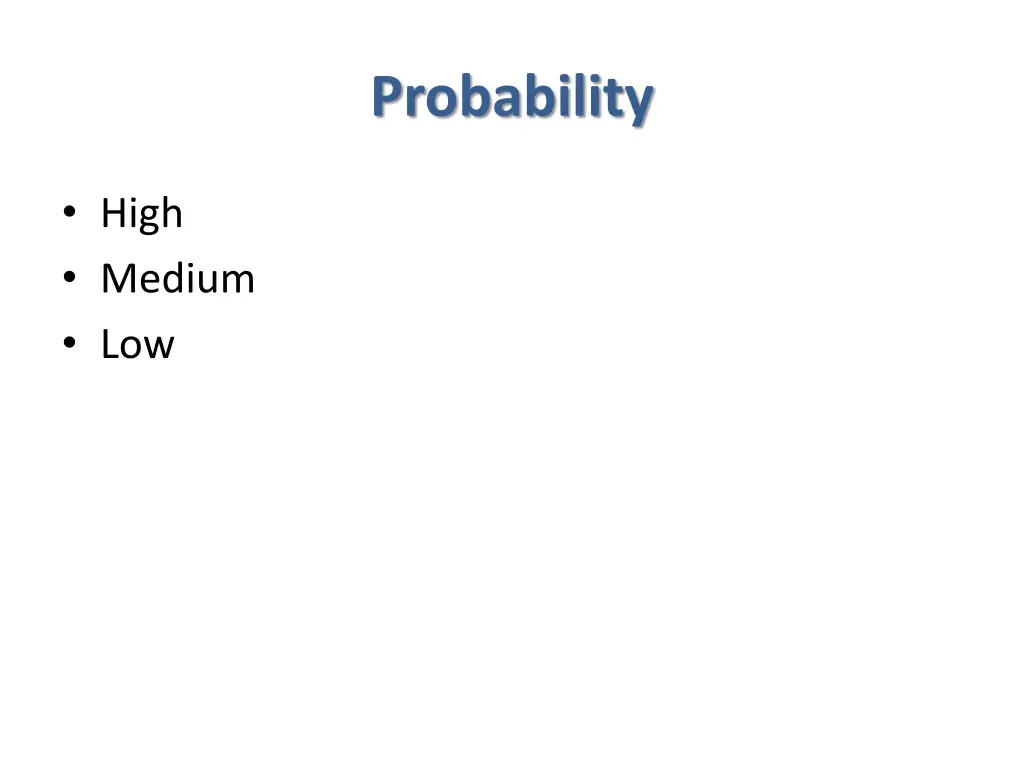 probability