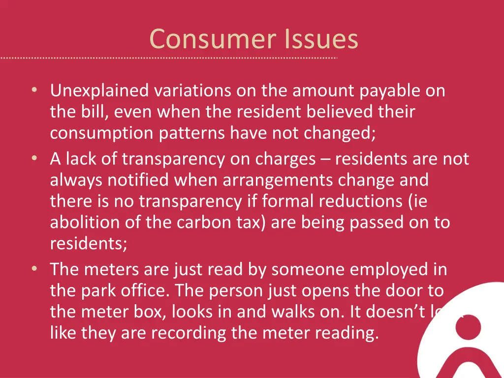 consumer issues