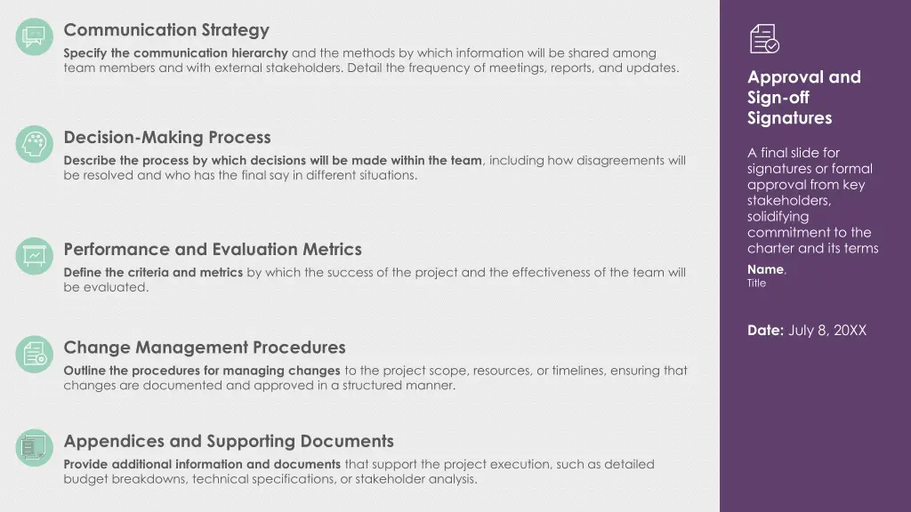 communication strategy specify the communication