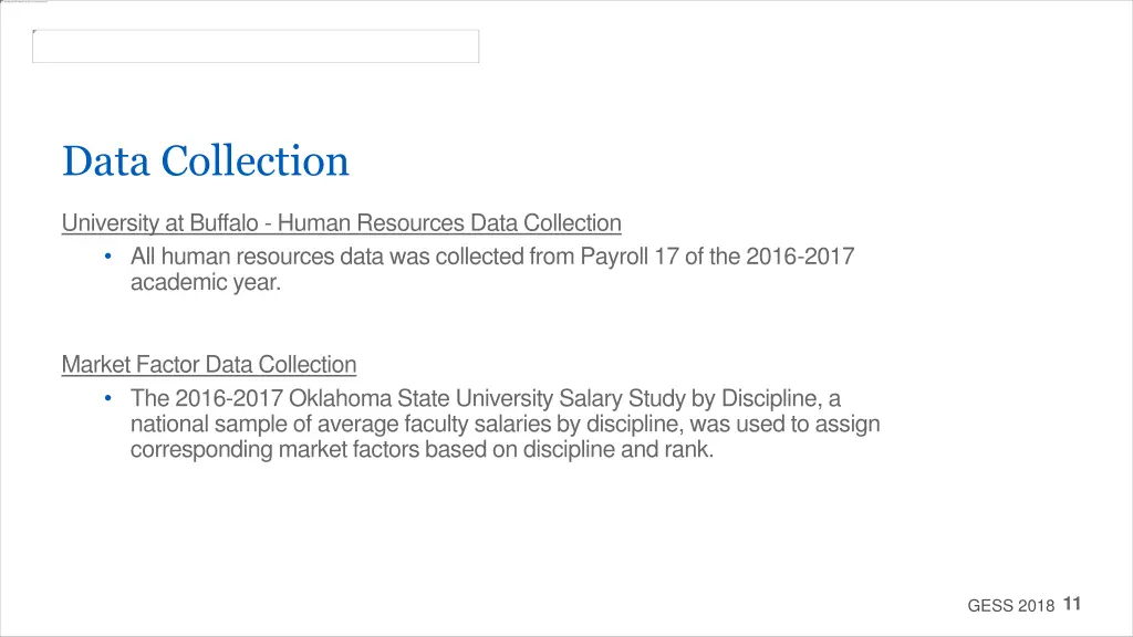 data collection