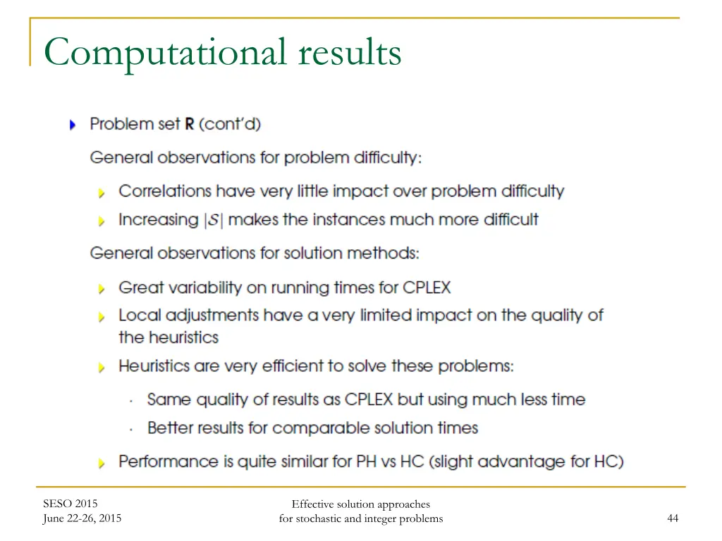 computational results 2