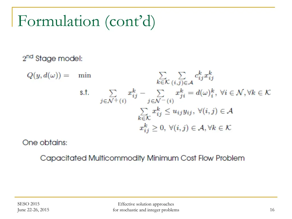 formulation cont d