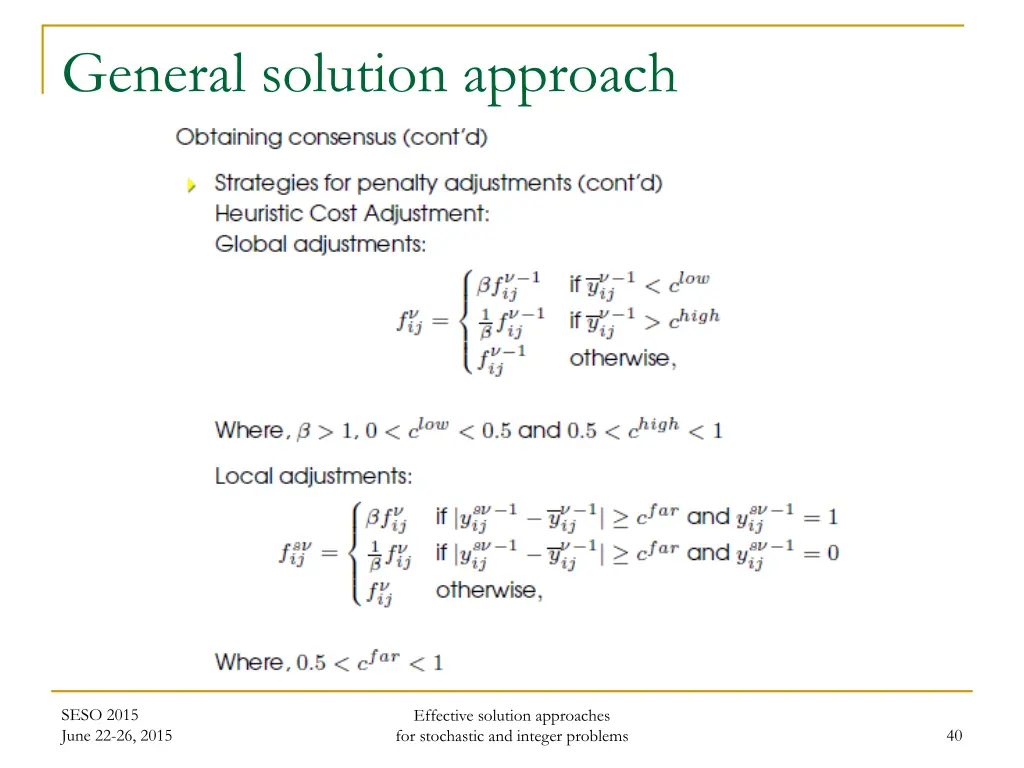 general solution approach 2