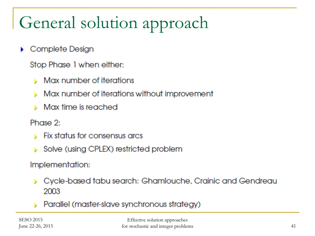 general solution approach 3