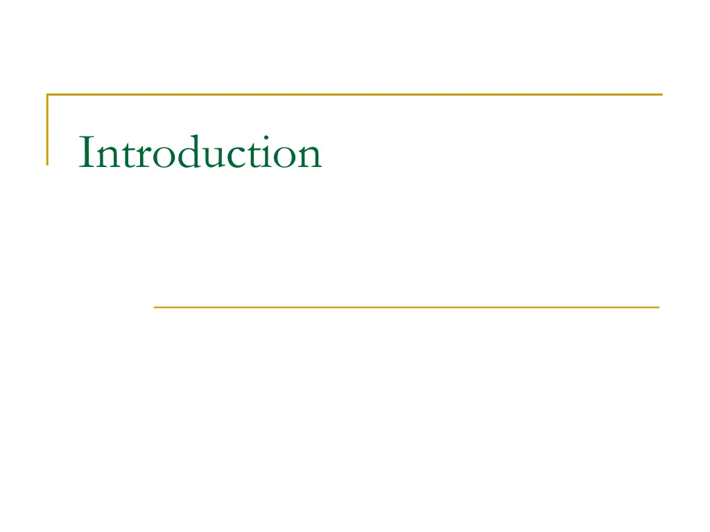 introduction