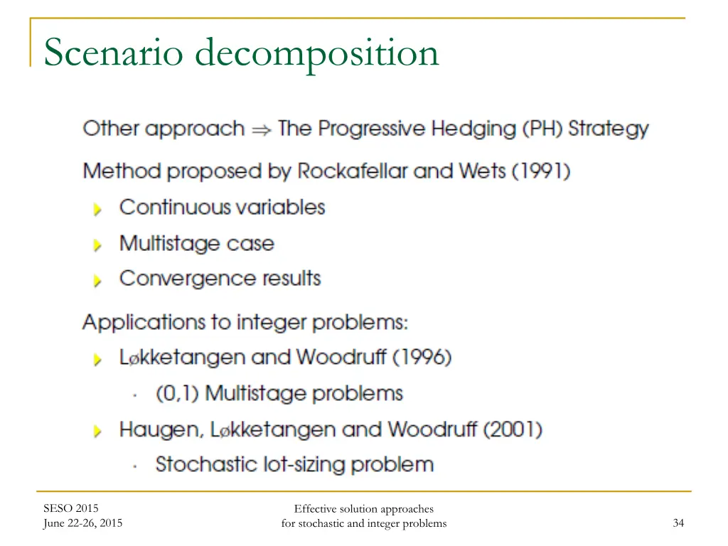 scenario decomposition 2