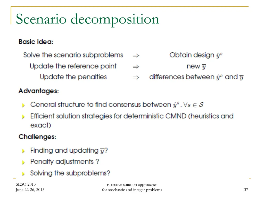 scenario decomposition 5
