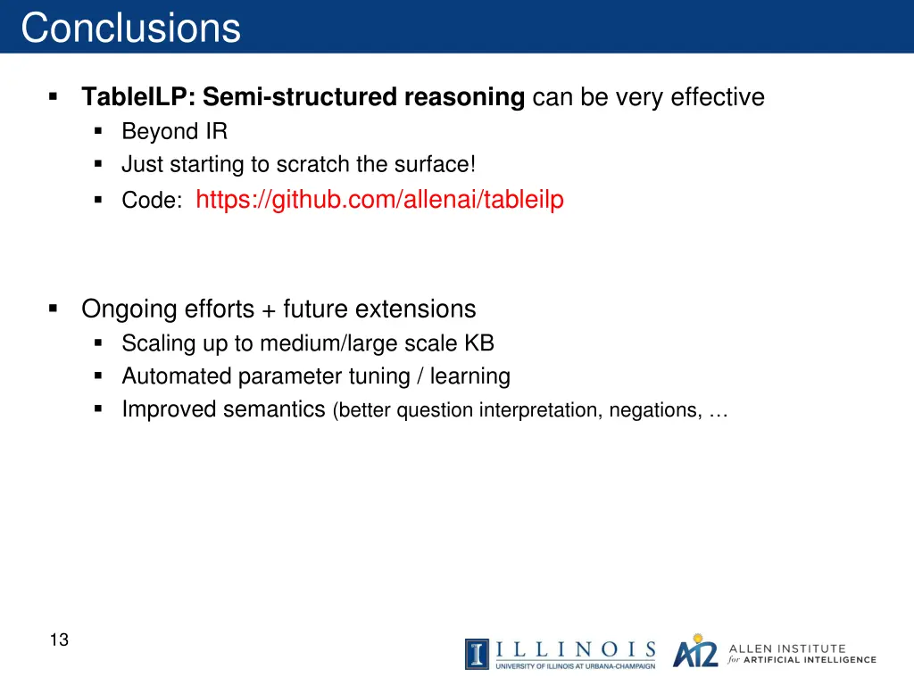 conclusions