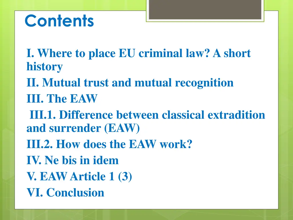 contents