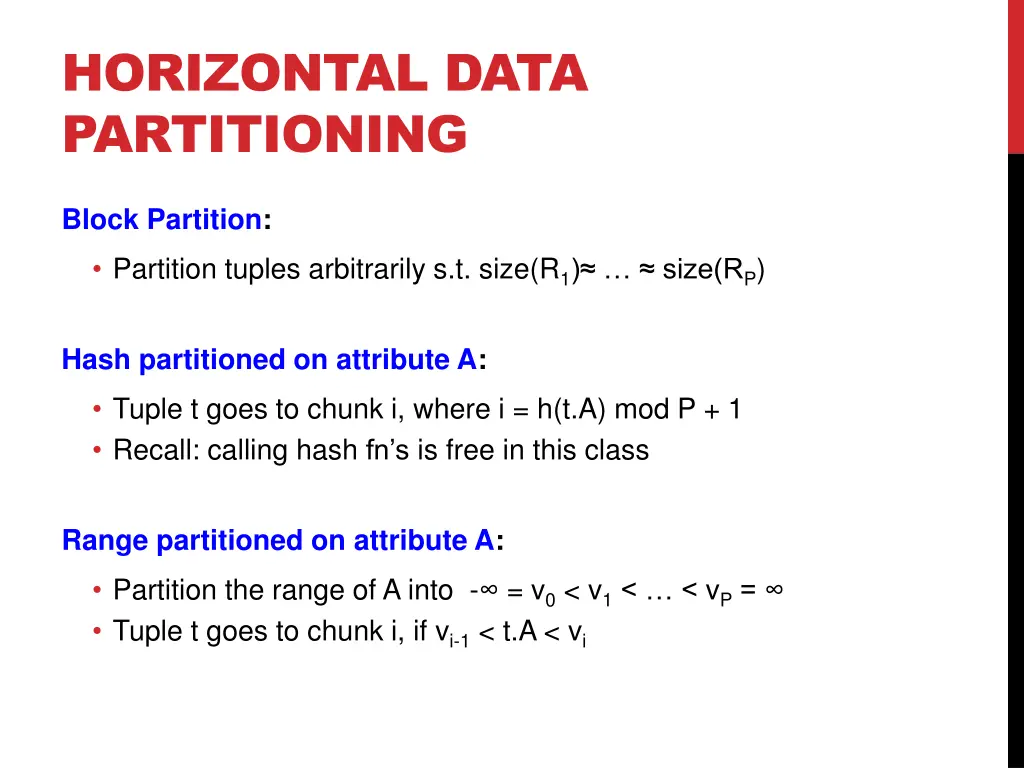 horizontal data partitioning 2