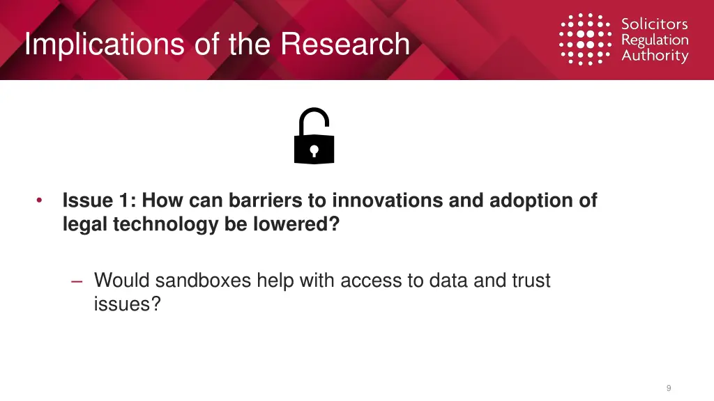 implications of the research