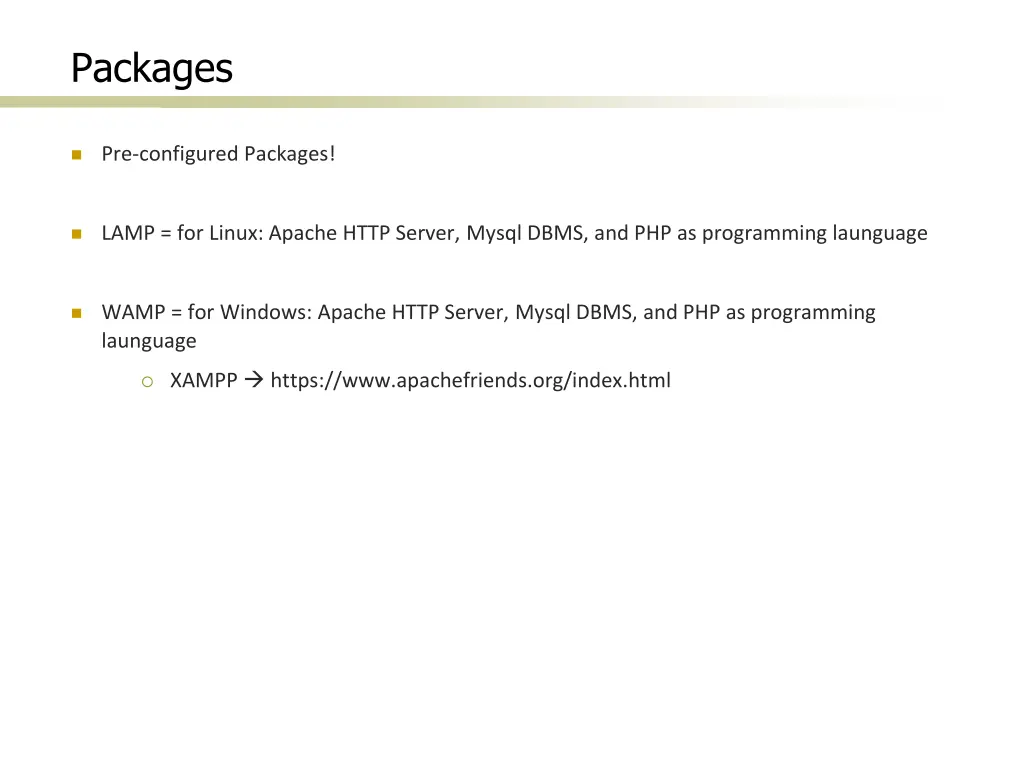packages