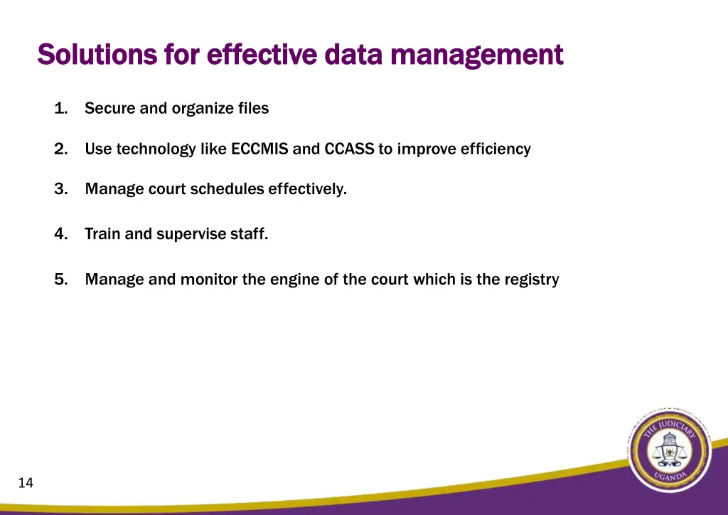 solutions for effective data solutions