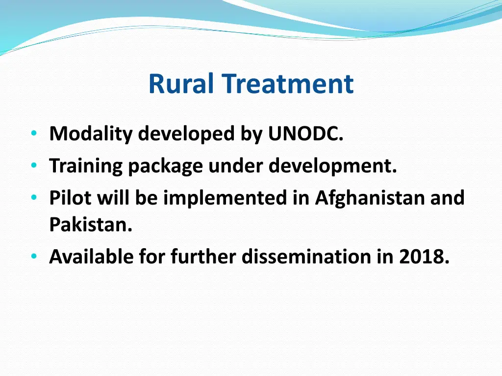 rural treatment