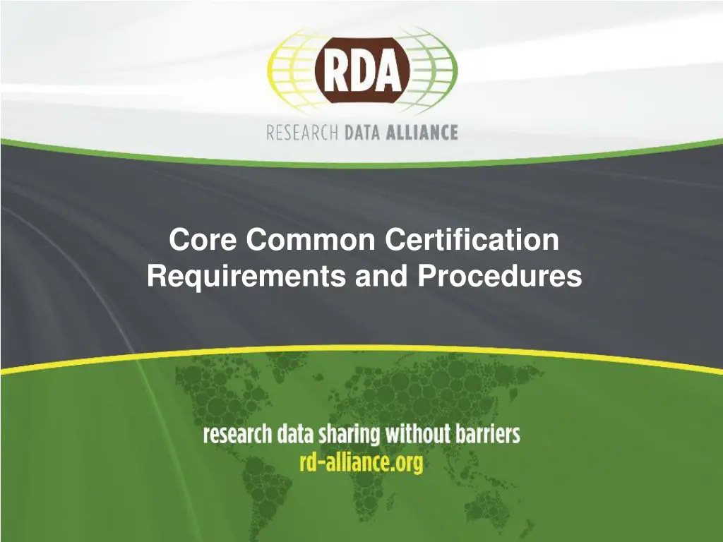 core common certification requirements
