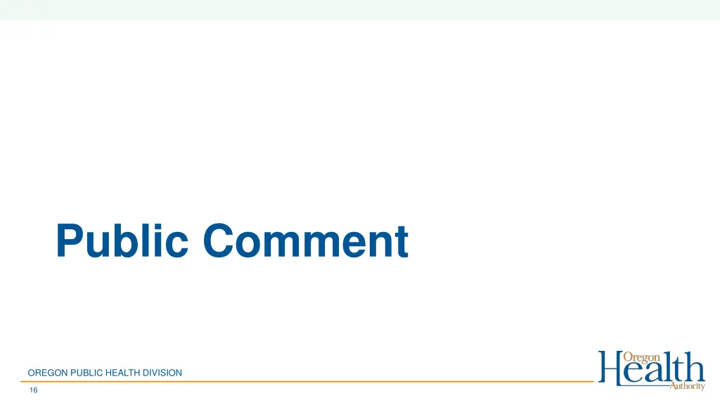 public comment