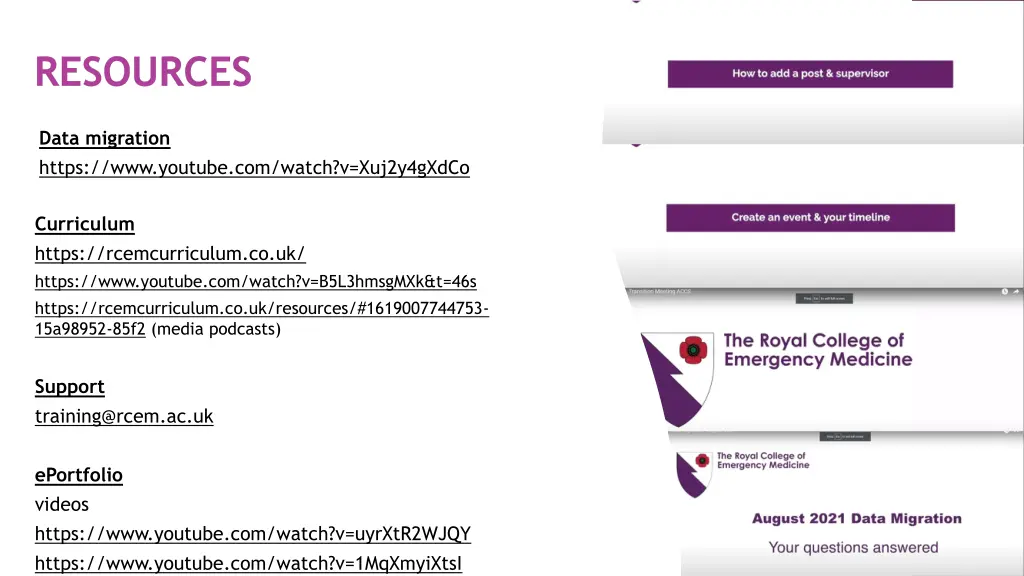 resources