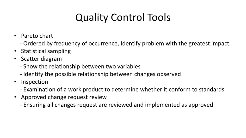 quality control tools 1