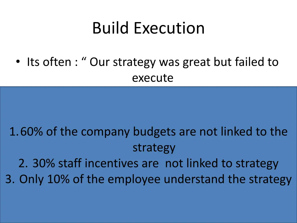 build execution