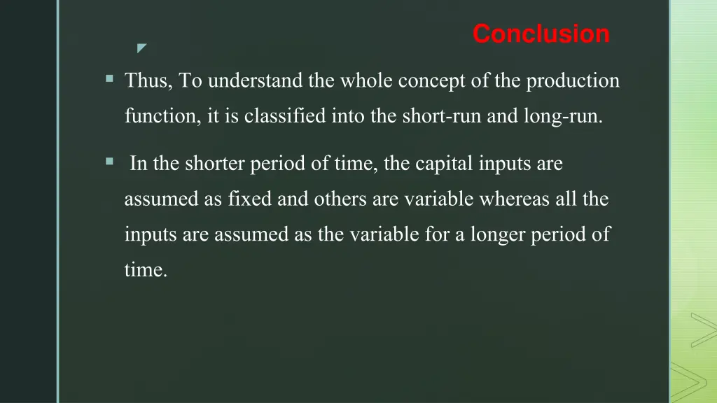 conclusion