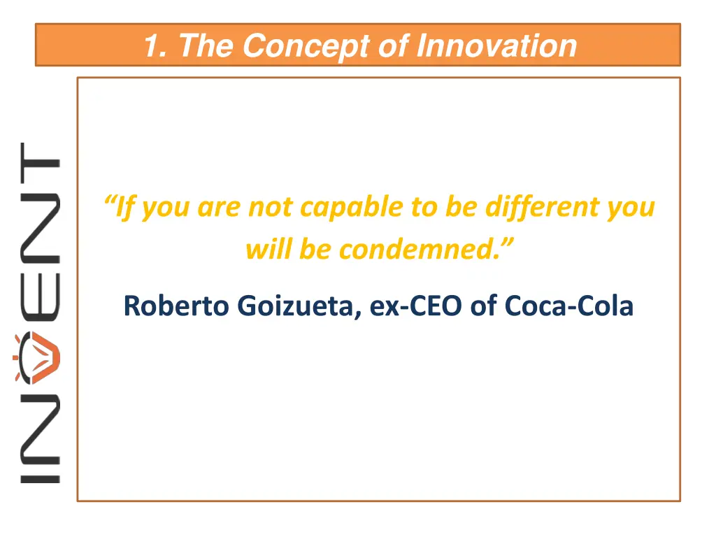 1 the concept of innovation 2