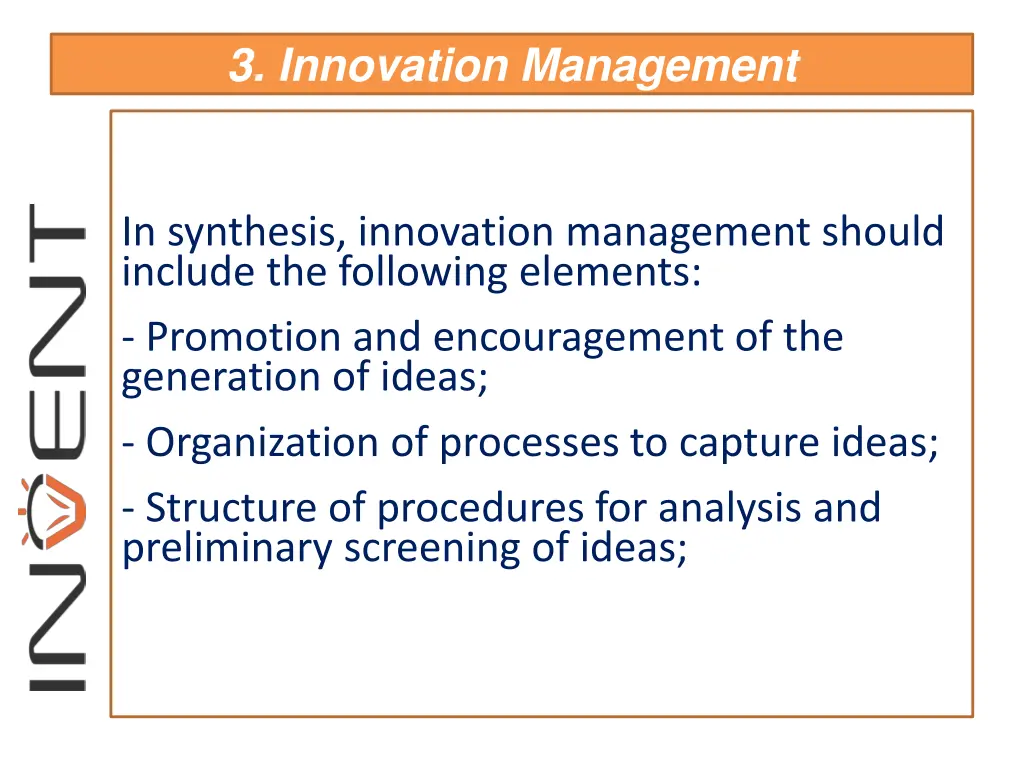 3 innovation management 5