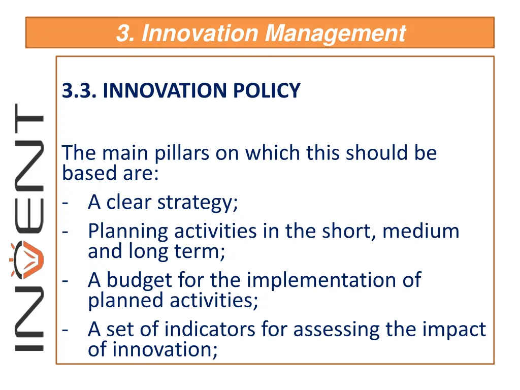 3 innovation management 7