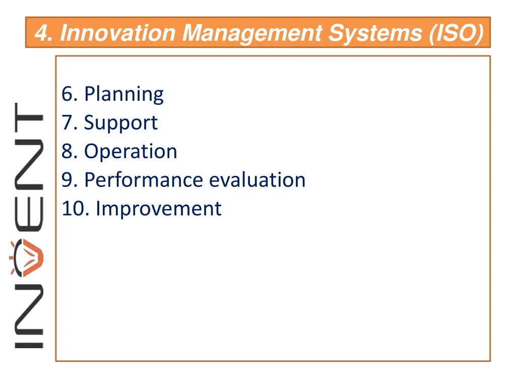 4 innovation management systems iso 4