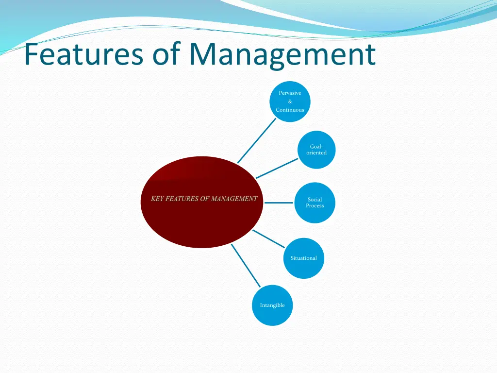 features of management
