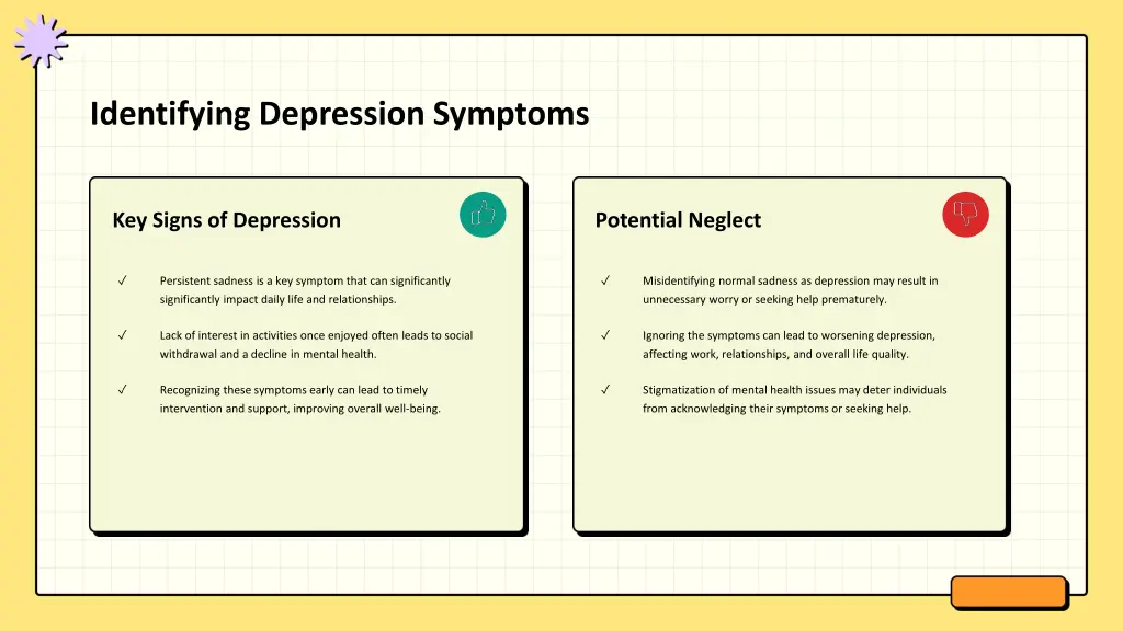 identifying depression symptoms