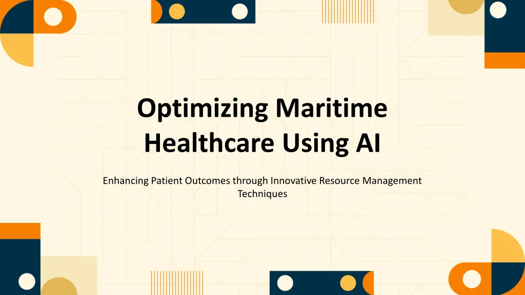 optimizing maritime healthcare using ai