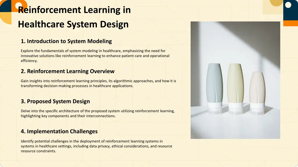 reinforcement learning in healthcare system design