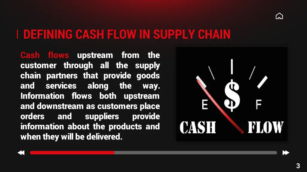 defining cash flow in supply chain